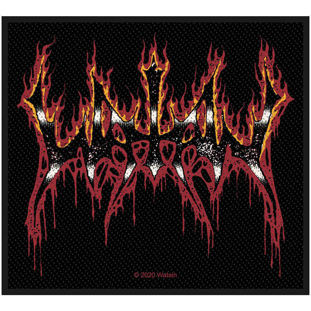 Watain - Flaming Logo Patch - Multicolours